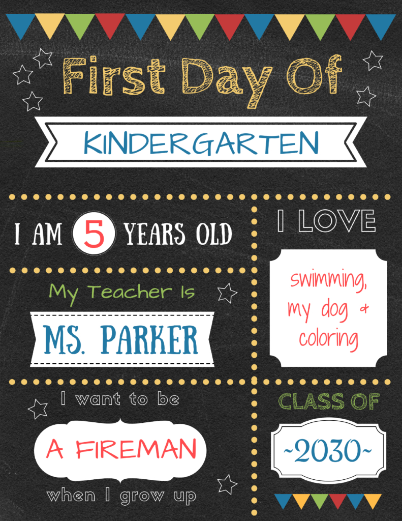 Editable First Day Of School Signs To Edit And Download For Free - Free Printable First Day Of School Signs