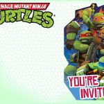 Editable Ninja Turtle Invitation Template | Tkb Printables In 2019   Free Printable Tmnt Birthday Party Invitations