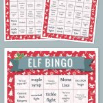 Elf Bingo | Library Displays | Christmas Bingo Cards, Free Bingo   Fraction Bingo Cards Printable Free