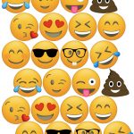 Emoji Cupcake Toppers Free Printable | Birthday Party | Emoji   Free Printable Emoji Faces