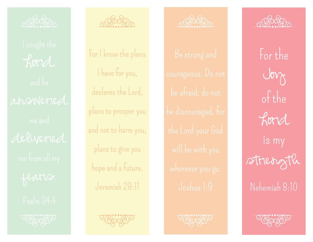 Encouraging Verses Bookmark - The Paper Vine | Education | Printable - Free Printable Bookmarks With Bible Verses
