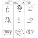 Energy Transformations Worksheet | Subject Teaching | Energy   Free Printable Worksheets On Potential And Kinetic Energy