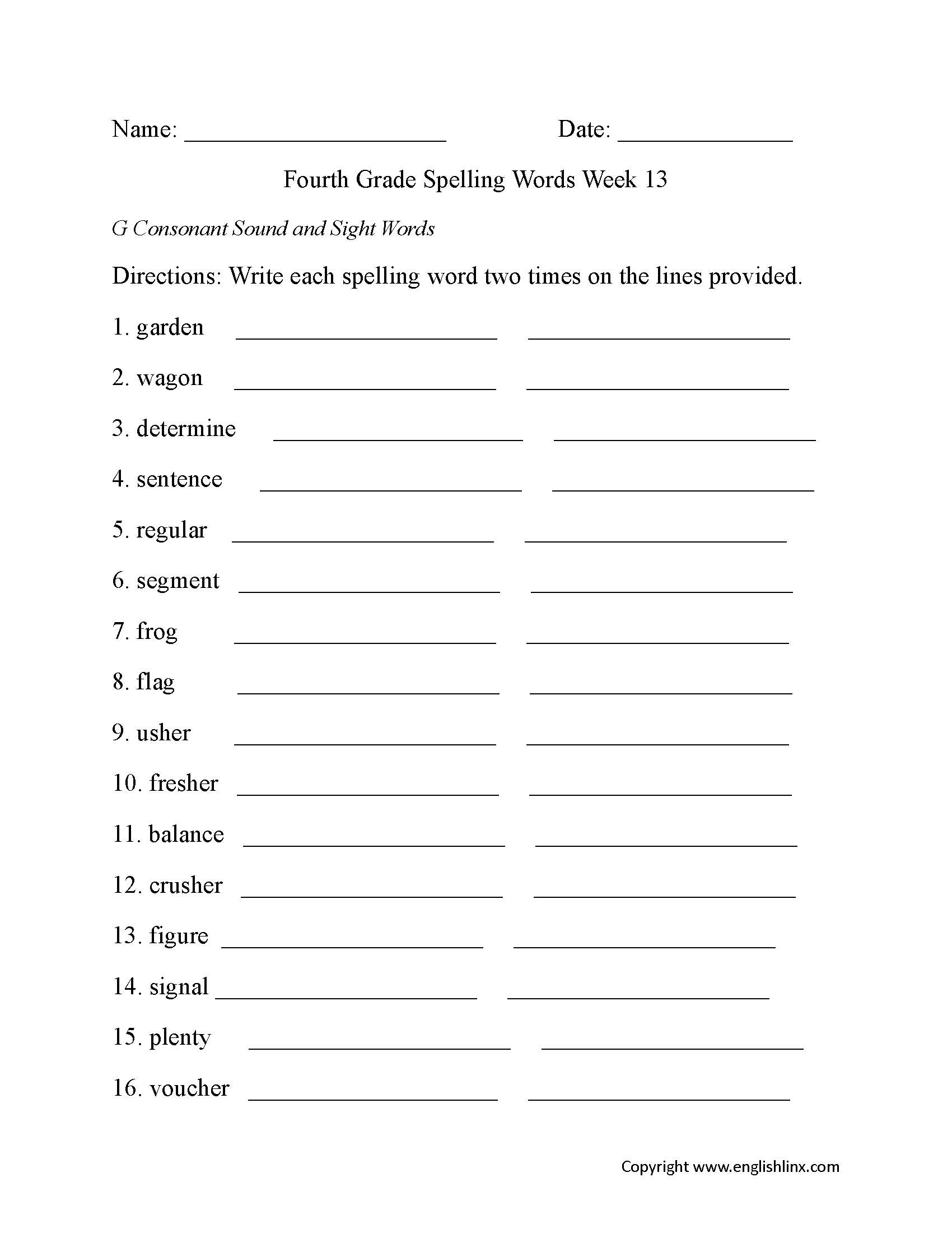 English Worksheets | Spelling Worksheets - Free Printable Spelling Worksheets For 5Th Grade