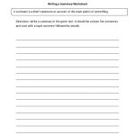 Englishlinx | Summary Worksheets   Free Printable Summarizing Worksheets 4Th Grade