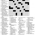 Even Odds Sports Themed Crossword Puzzle   Free Printable Sports Crossword Puzzles
