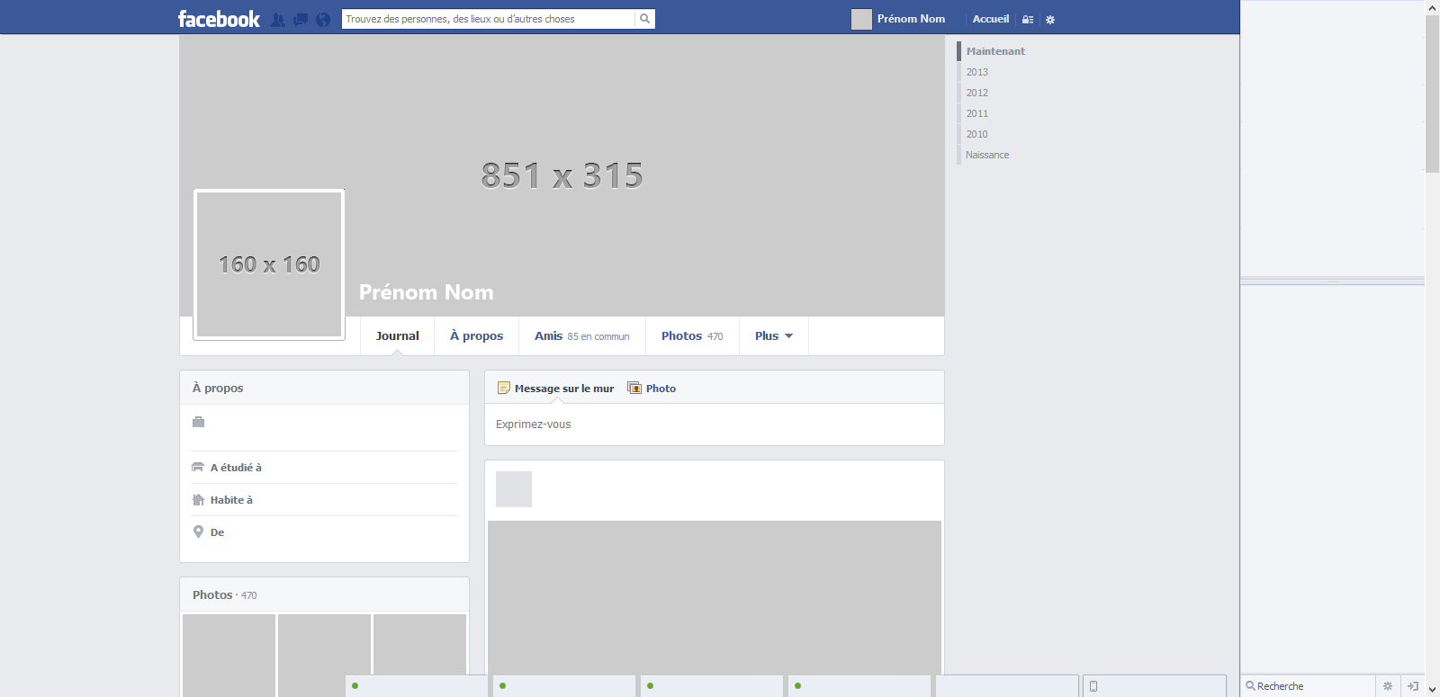 facebook templates for mobile and desktop covers