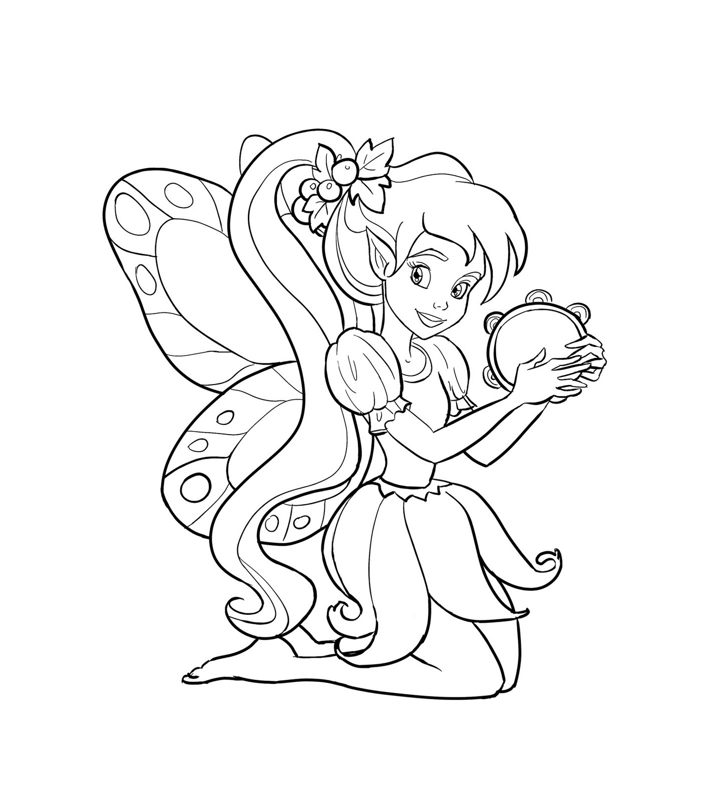 Fairy Pictures To Color - Free Printable Fairy Coloring Pages For - Free Printable Fairy Coloring Pictures