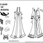 Fantasy Printable Paper Doll: Lady Of The Manor Part 2 • Paper Thin   Medieval Paper Dolls Free Printable