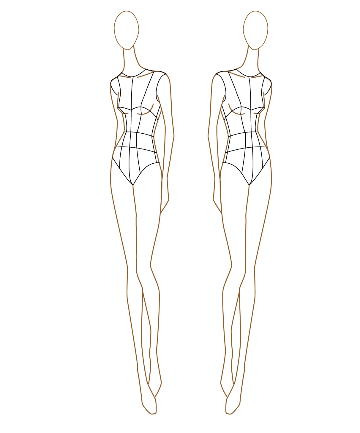 free fashion illustration templates download