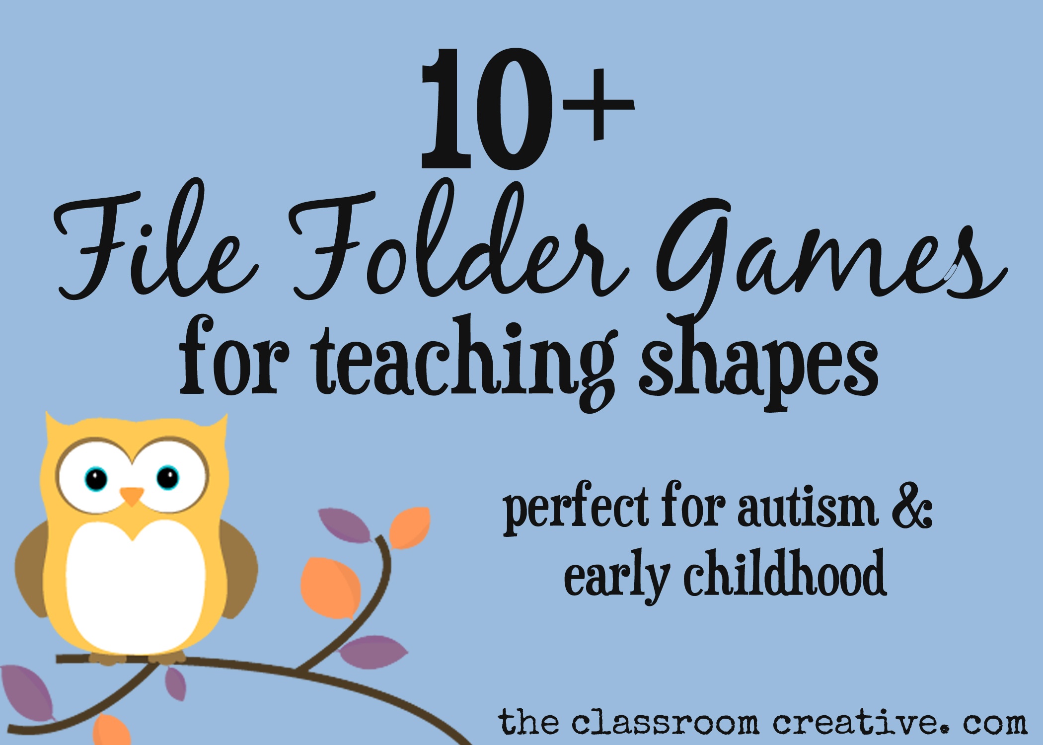 File Folder Games For Teaching Shapes - Free Printable Preschool Folder Games