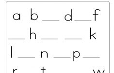 Find The Missing Lowercase Letters Worksheet (Free Printable) – Free Printable Lower Case Letters