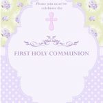 First Communion Invitation Cards | Coolest Invitation Templates   Free Printable 1St Communion Invitations