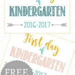 First Day Of School Signs: Free Printables *pre School  12Th Grade   First Day Of School Printable Free