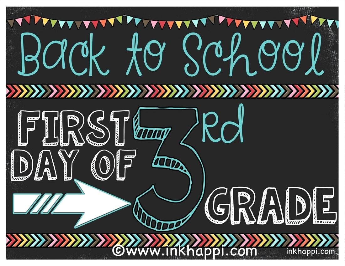 First Day Of Second Grade Printable Sign – Androidstarter.club - First Day Of Second Grade Free Printable Sign