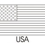 Flag Of The United States Of America Coloring Page | Free Printable   Free Printable American Flag Coloring Page