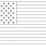 Flag Usa America   Flags Coloring Pages For Kids To Print & Color   Free Printable American Flag Coloring Page