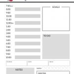 Floral Free Printable Daily Planner Template Sheets   Paper Trail Design   Free Printable Daily Schedule