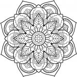 Flower Mandala Coloring Pages   Best Coloring Pages For Kids   Mandala Coloring Free Printable