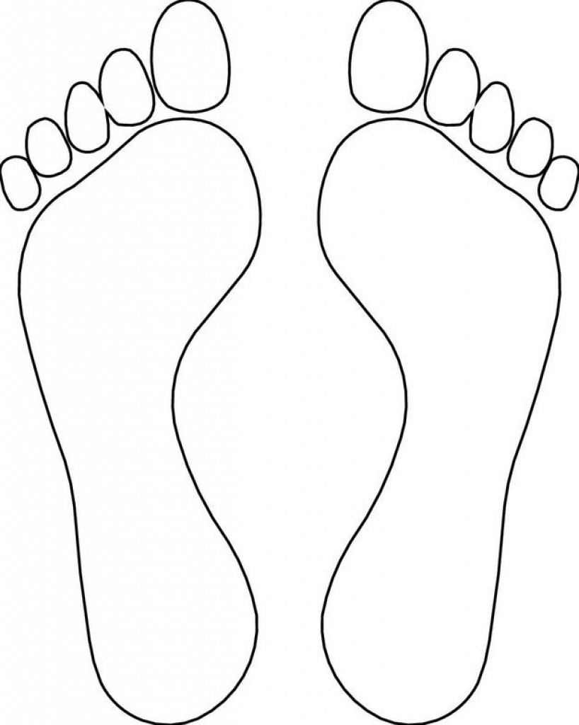 Footprint Template Clipart Free Download Best Footprint Template 