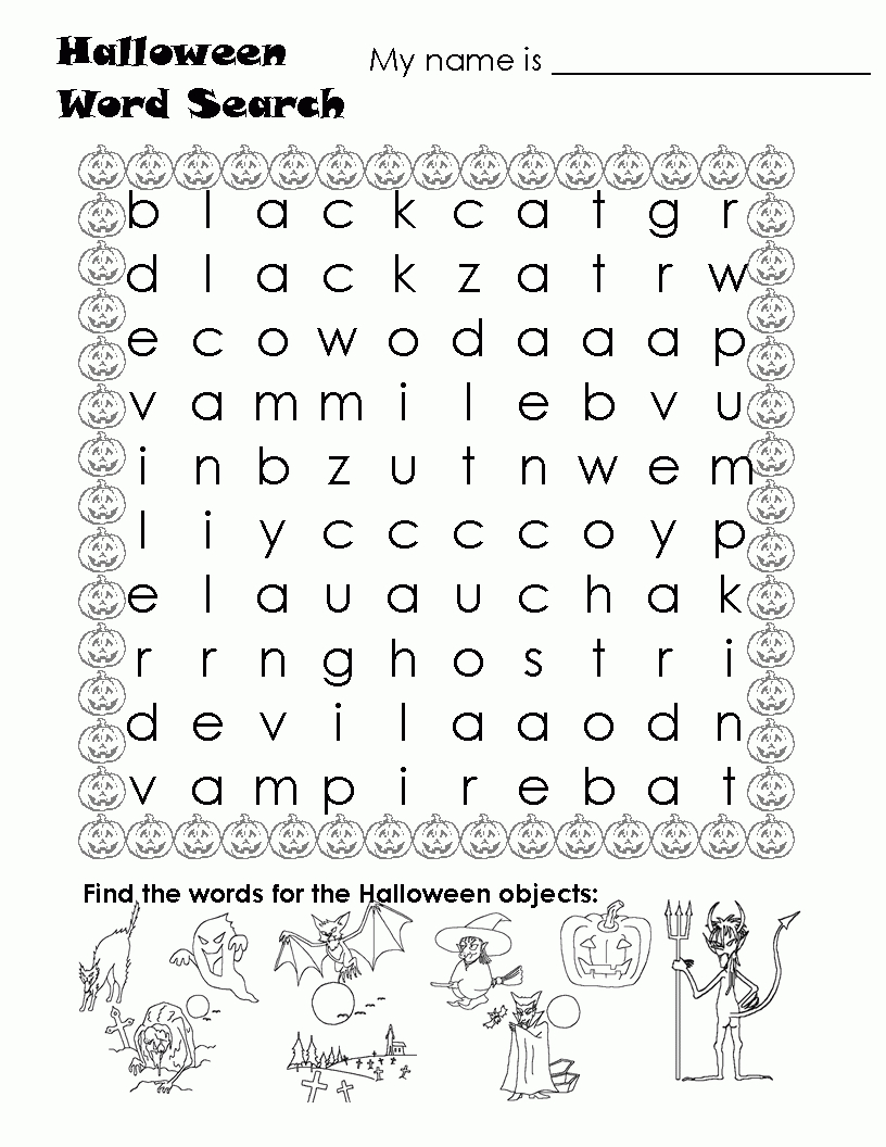 Frankenstein Worksheets For Kids | Free Printable Halloween Word - Halloween Puzzle Printable Free