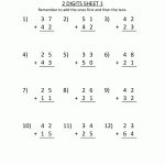 Free Addition Printable Worksheets | First Grade Addition Worksheets   Free Printable Addition And Subtraction Worksheets