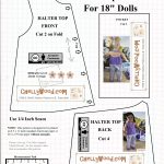 Free #agdoll Summer Shirt Pattern @ Chellywood #sewing 4#dolls   18 Inch Doll Clothes Patterns Free Printable