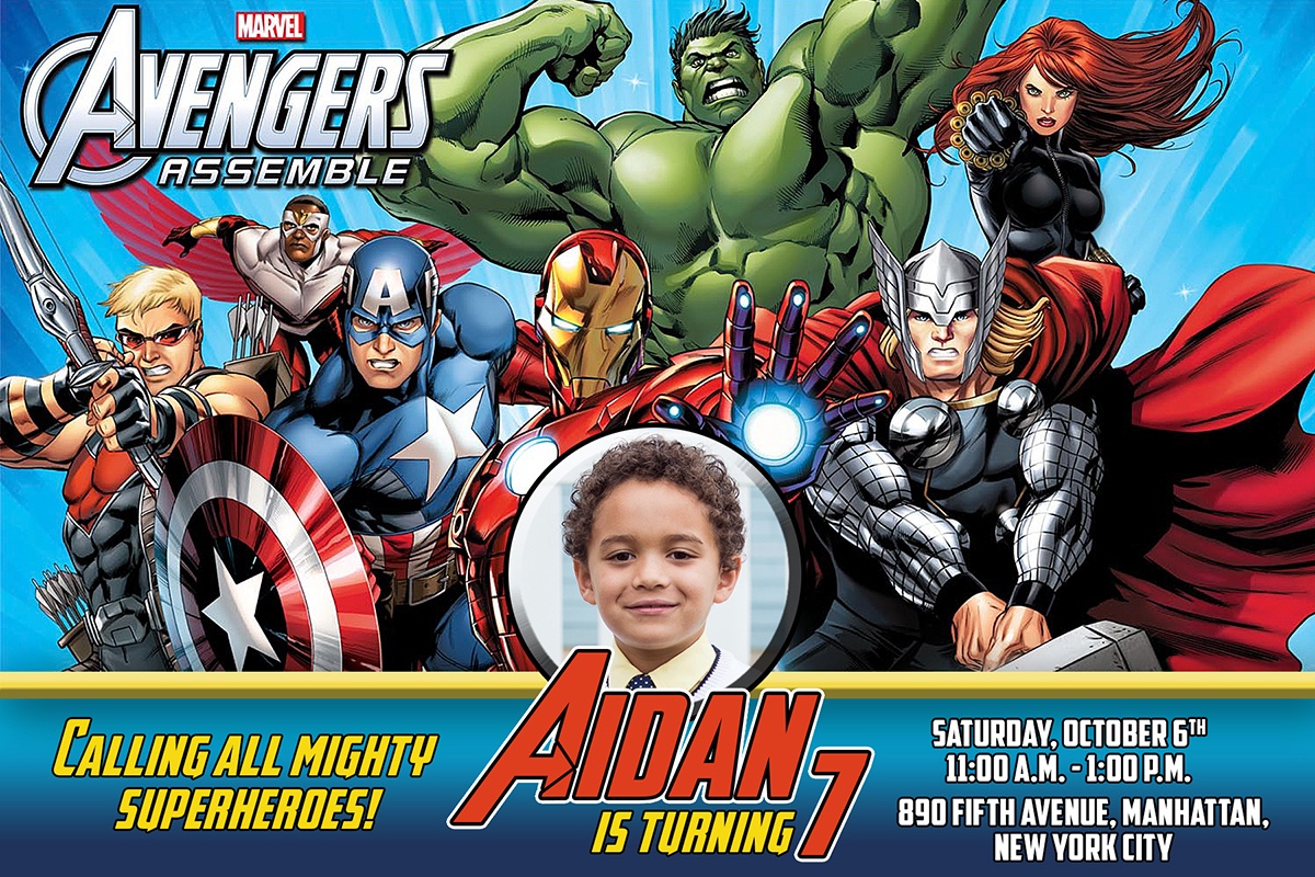 Free Avengers Birthday Invitation | Dioskouri Designs - Avengers Printable Invitations Free