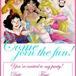 Free Ballerina Party Printables | Funny Disney Princesses Free   Disney Princess Free Printable Invitations