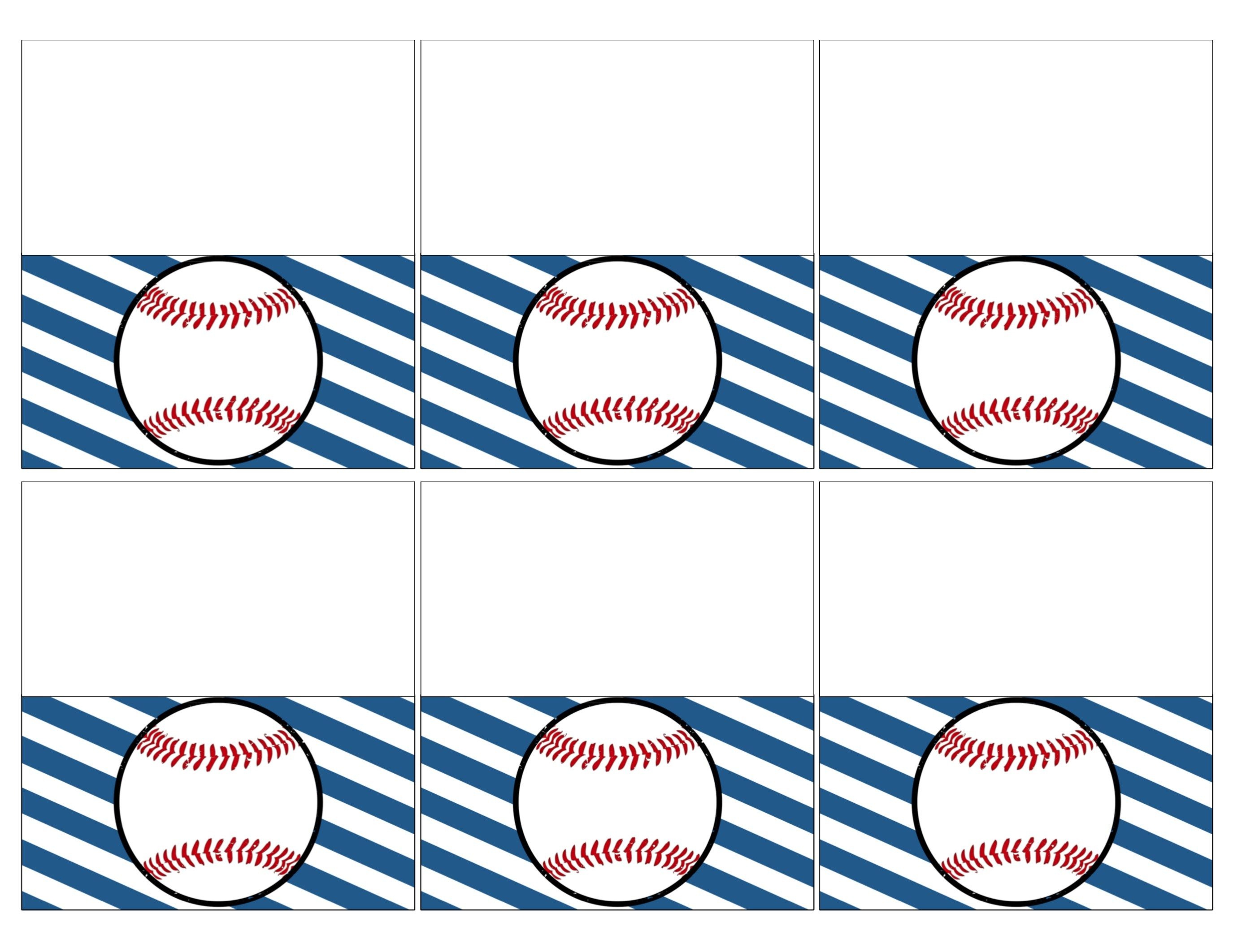 Free Printable Baseball Favor Tags Free Printable