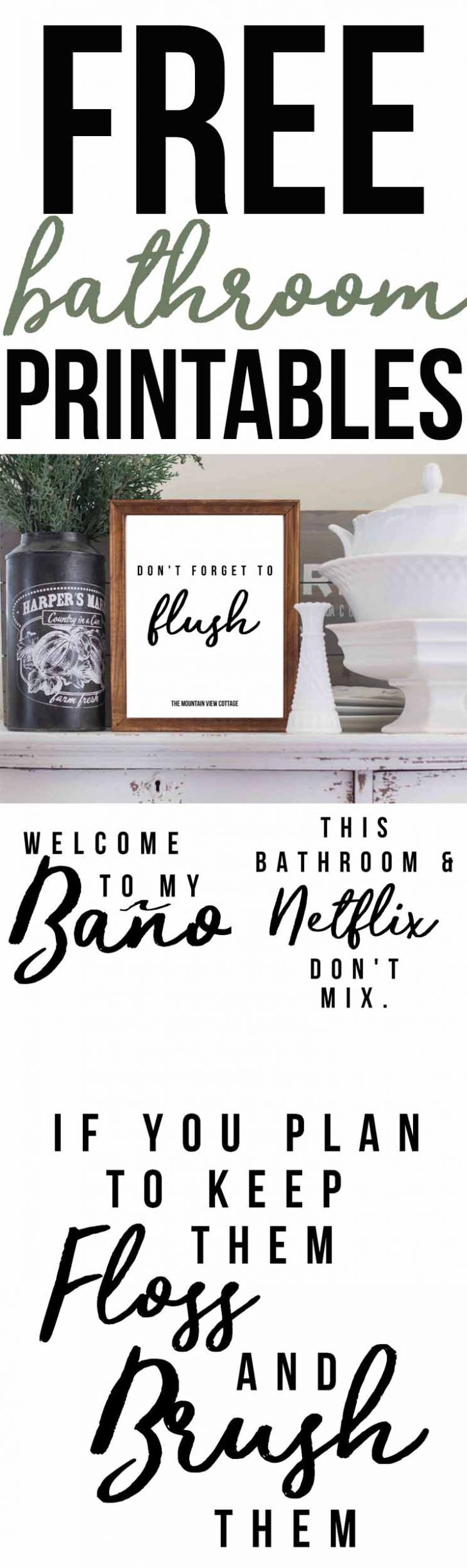 Free Printable Bathroom Pictures