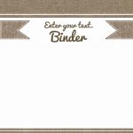 Free Binder Cover Templates | Customize Online & Print At Home | Free!   Free Printable Customizable Binder Covers