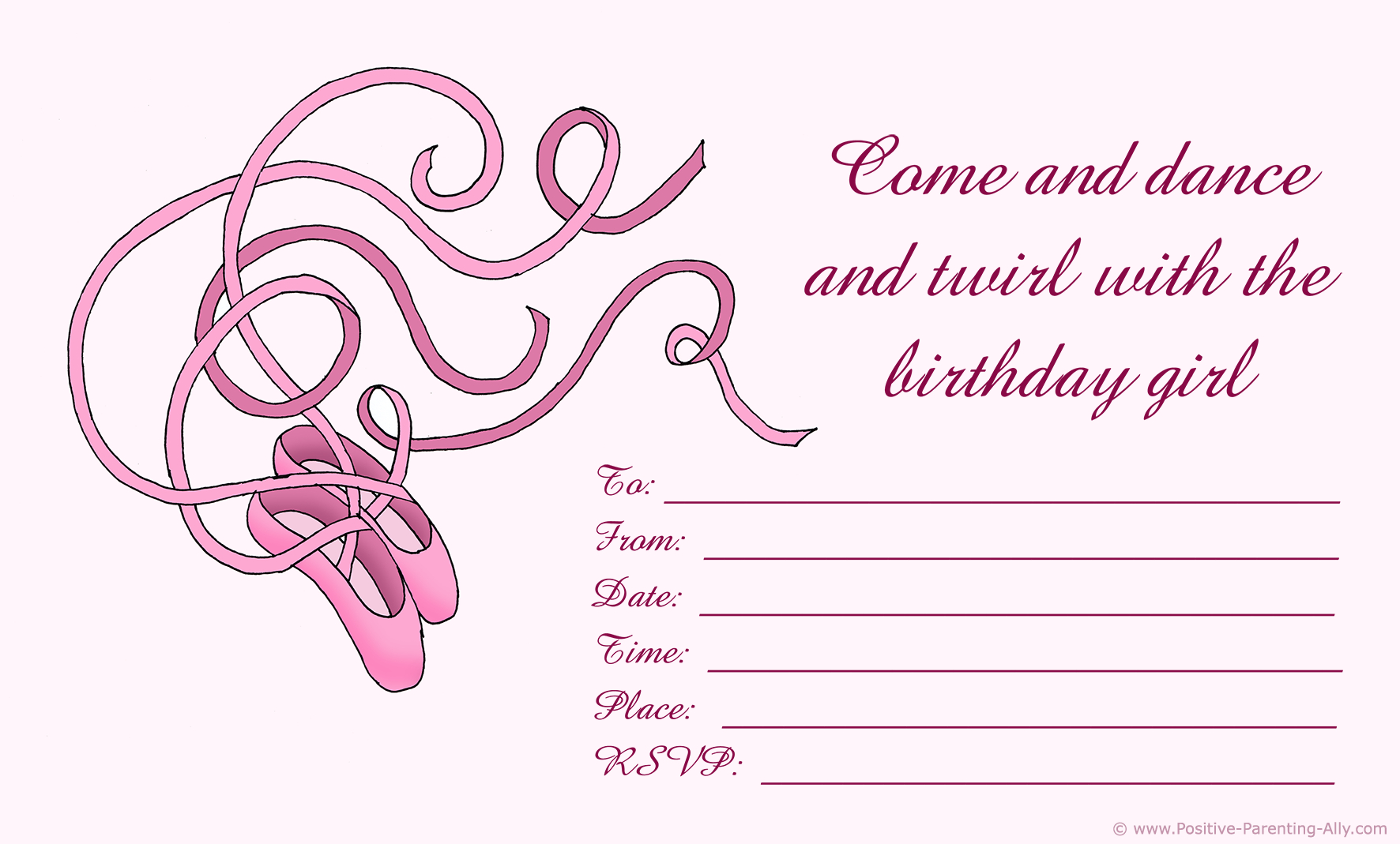 Free Birthday Invitations To Print For Kids: Choose Your Theme - Free Printable Toddler Birthday Invitations