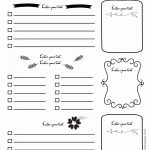 Free Bullet Journal Printables | Customize Online For Any Planner Size   Free Printable Journal Templates