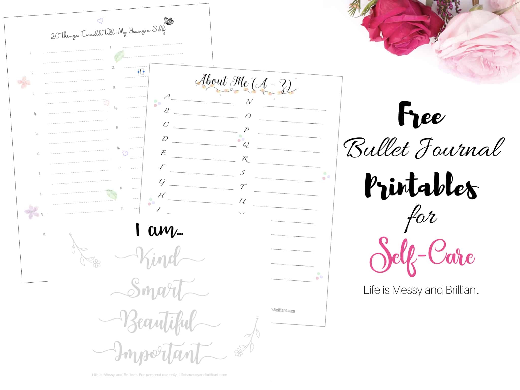 Free Bullet Journal Printables - Free Printable Journal Templates