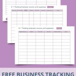 Free Business Tracking Printable Templates | Best Of Redefining Mom   Free Printable Business Templates