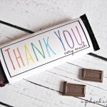 Free Candy Bar Wrapper Thank You (And Congrats) Printables!   A Girl   Free Printable Hershey Bar Wrappers