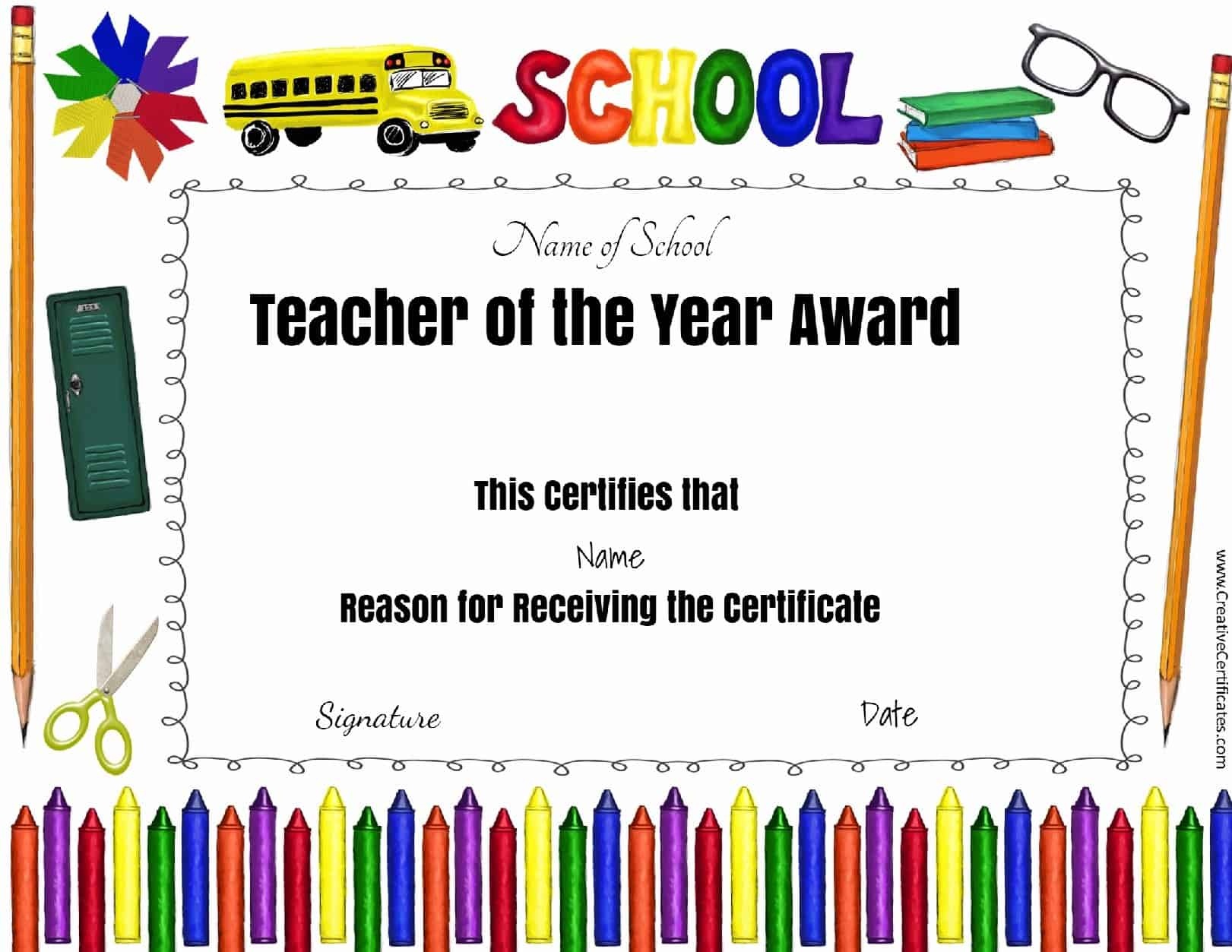 Download Our Teacher Appreciation Certificate To Give To Teacher Free