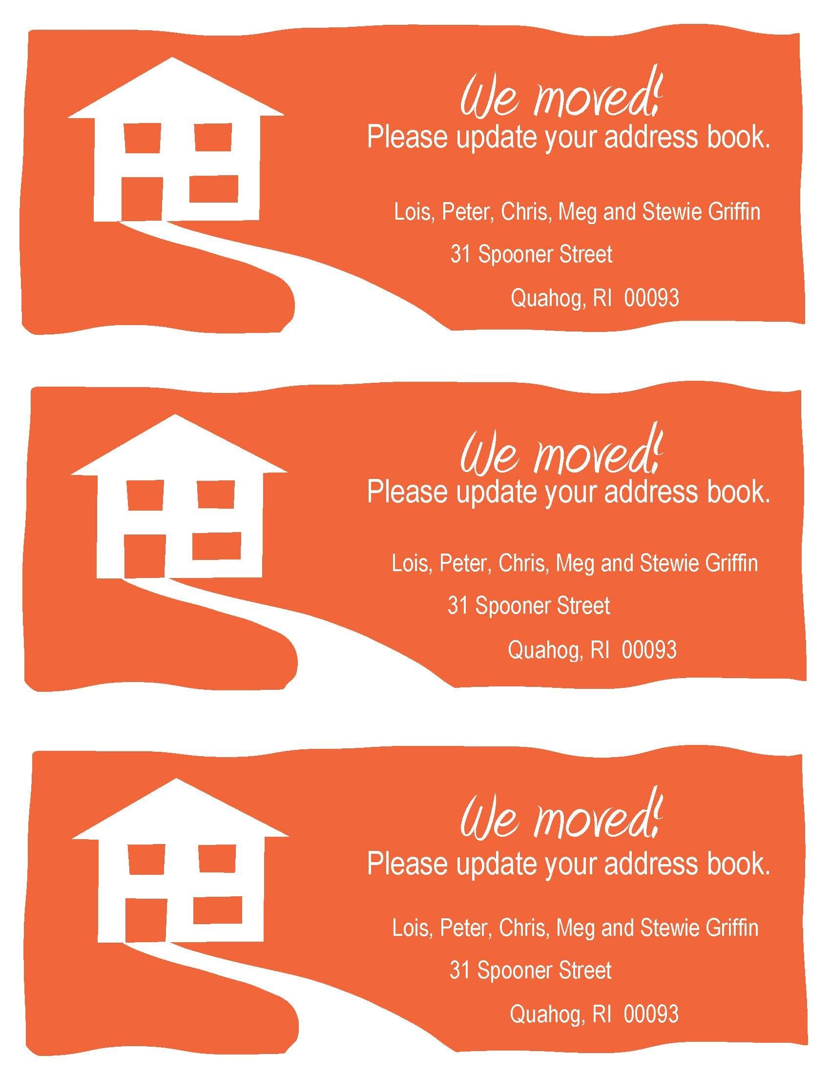 49 Free Change Of Address Cards Moving Announcements Free Printable 