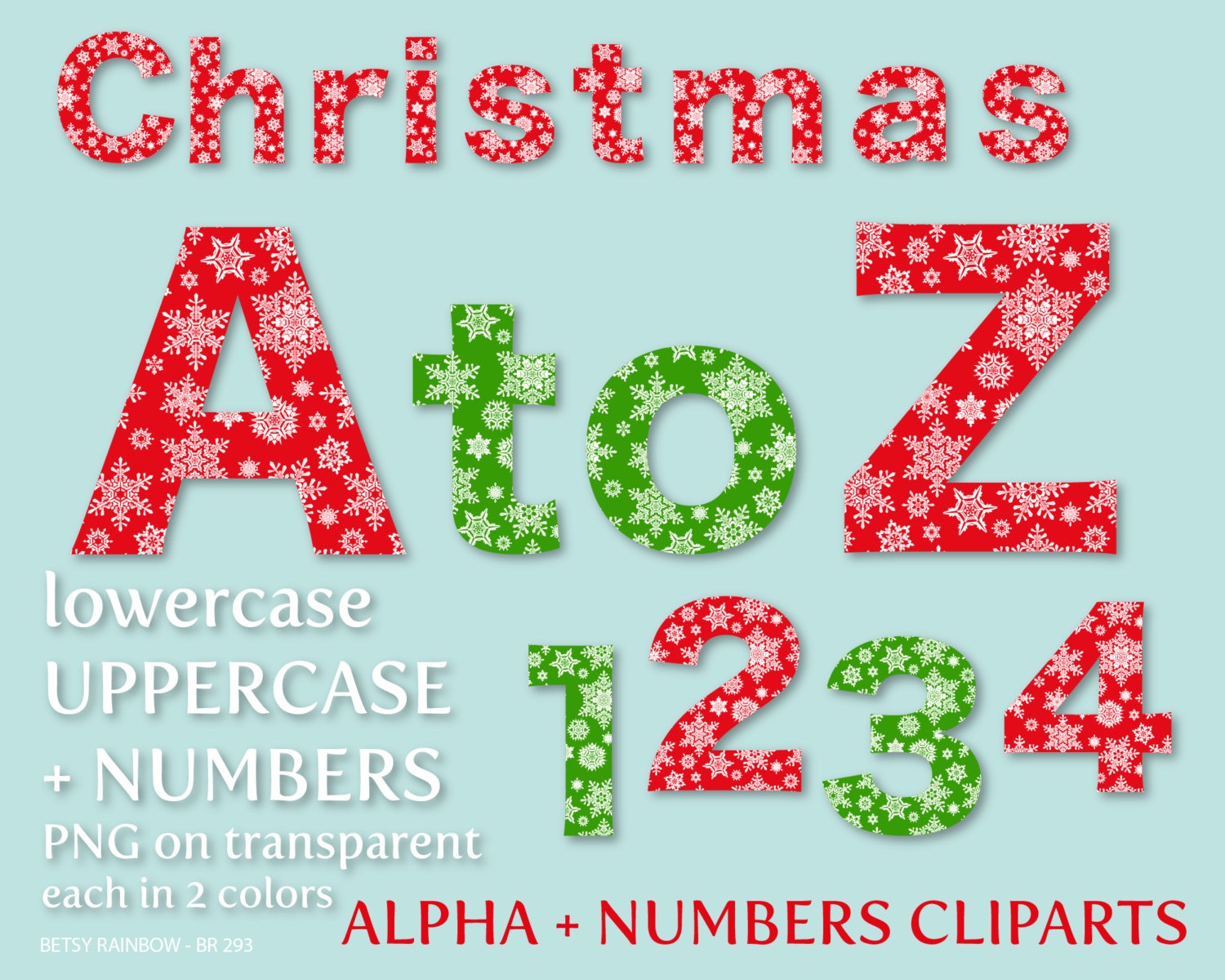 Free Christmas Alphabet Cliparts, Download Free Clip Art, Free Clip - Free Printable Christmas Alphabet