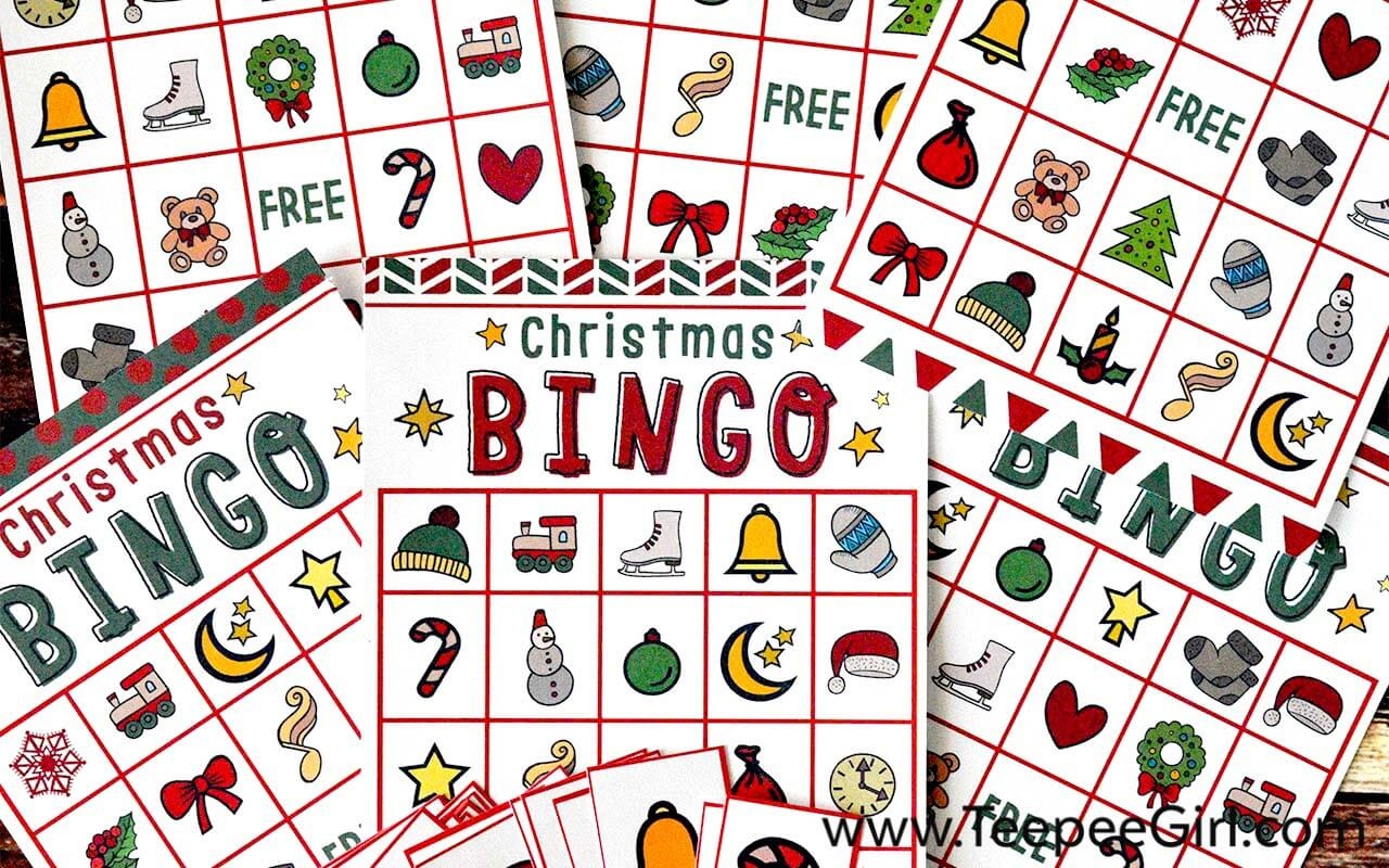 Free Christmas Bingo Game Printable - Christmas Bingo Game Printable Free