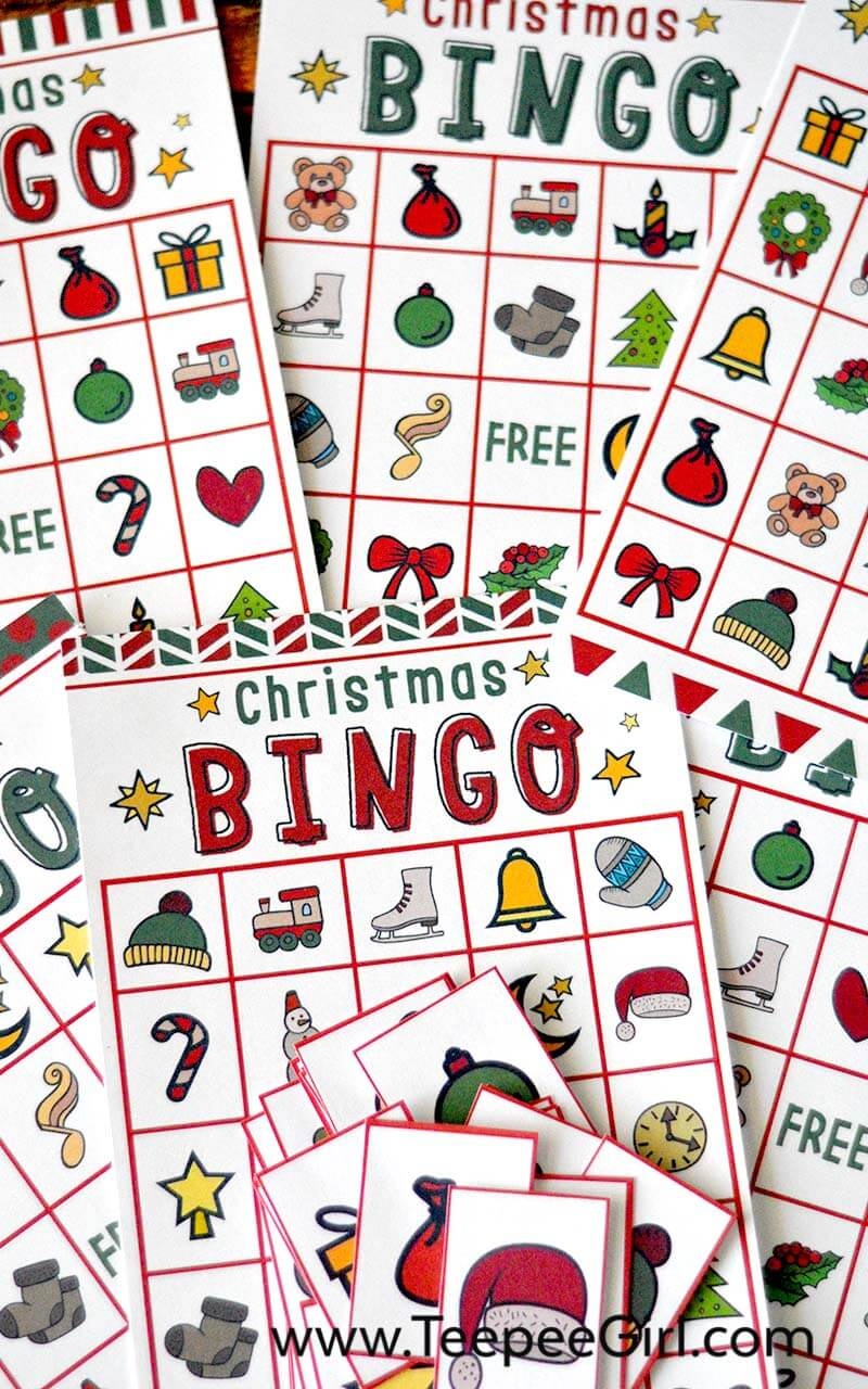 Free Christmas Bingo Game Printable - Free Christmas Bingo Game Printable