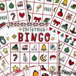 Free Christmas Bingo Game Printable   Free Printable Christmas Bingo Cards