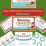 Free Christmas Cookie Exchange Printables   Flour On My Face   Free Christmas Cookie Exchange Printable Invitation