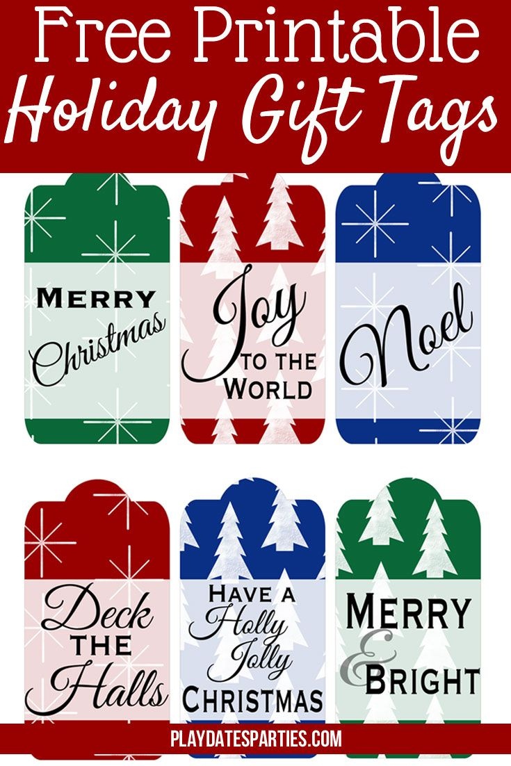 Free Christmas Gift Tags Printable For You (Updated With New Designs - Free Printable Christmas Designs