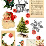 Free Christmas Printable & Vintage Christmas Clip Art » Maggie   Free Printable Vintage Christmas Pictures