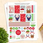 Free Christmas Stickers For Your Planner (Printable!)   Diy Candy   Free Printable Holiday Stickers