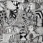 Free Coloring Page «Coloring Adult Zen Anti Stress Abstract To Pri   Free Printable Doodle Patterns
