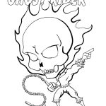Free Coloring Page Of Chibi Ghostrider. | 48 Best Chibi Fusion   Free Printable Ghost Rider Coloring Pages
