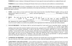 Free Copy Rental Lease Agreement | Free Printable Lease Agreement – Free Printable California Residential Lease Agreement