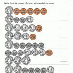 Free Counting Money Worksheets Count The Coins To 1 Dollar 4   Free Printable Counting Money Worksheets For 2Nd Grade